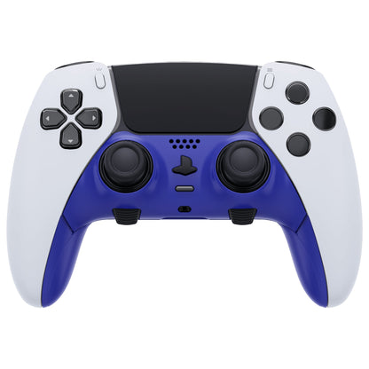 Replacement Top Bottom Decorative Trim Shell Compatible with PS5 Edge Controller - Blue eXtremeRate