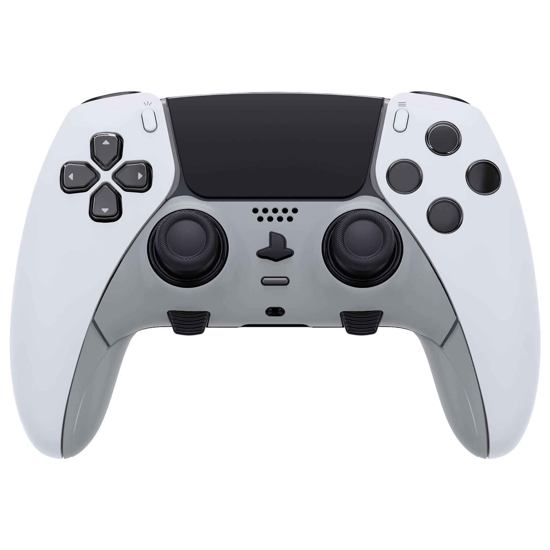 Replacement Top Bottom Decorative Trim Shell Compatible with PS5 Edge Controller - New Hope Gray eXtremeRate