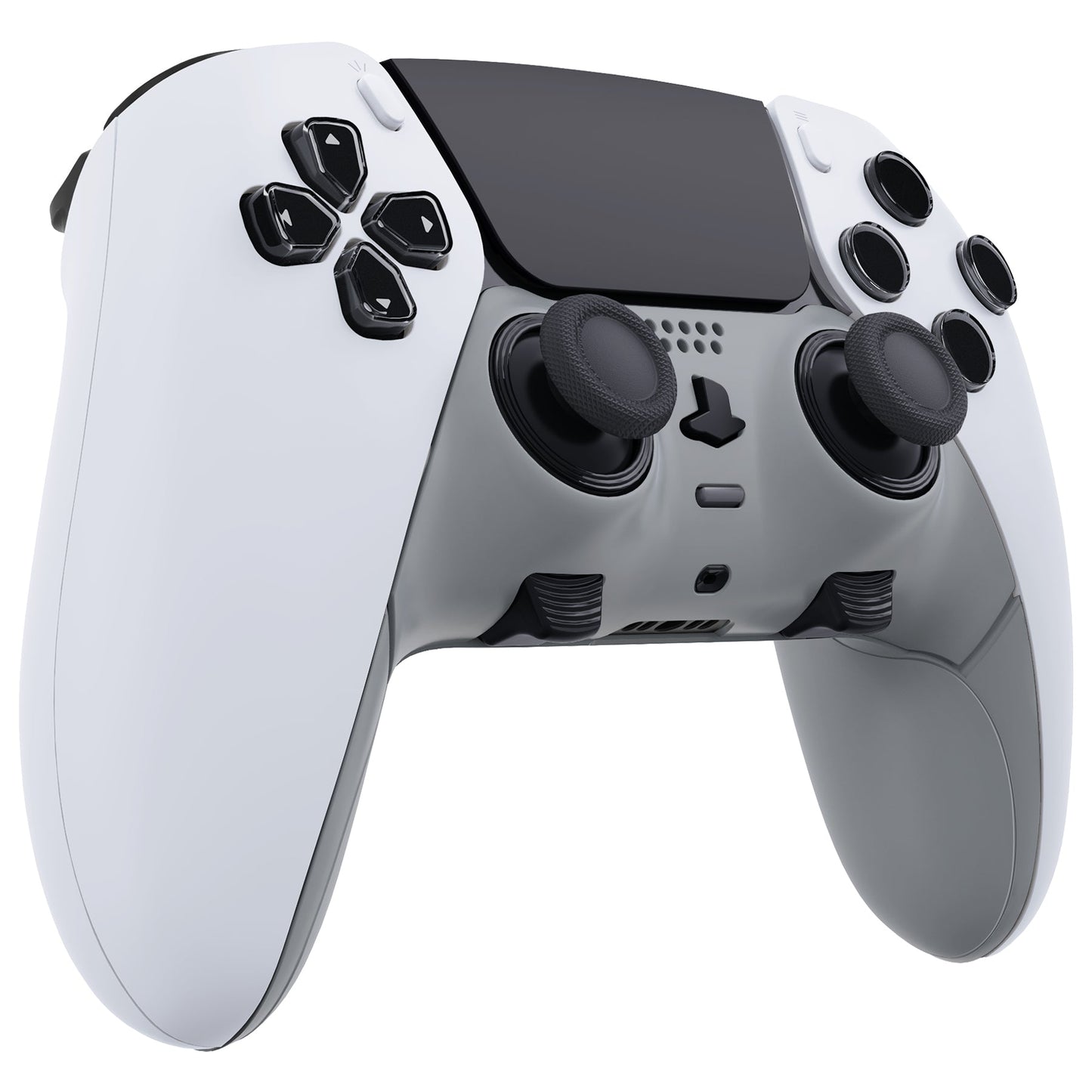 Replacement Top Bottom Decorative Trim Shell Compatible with PS5 Edge Controller - New Hope Gray eXtremeRate