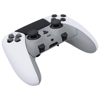 Replacement Top Bottom Decorative Trim Shell Compatible with PS5 Edge Controller - New Hope Gray eXtremeRate