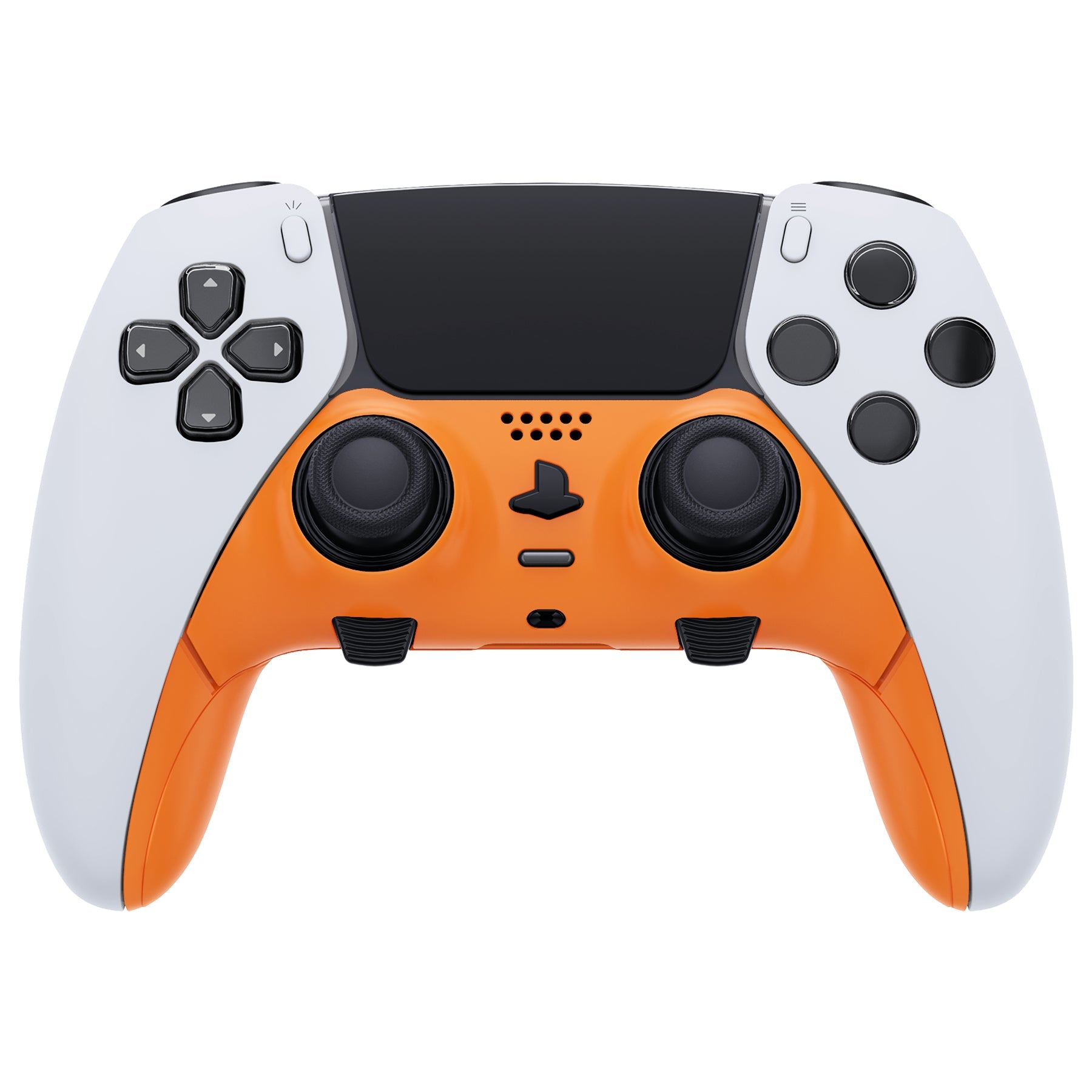 Replacement Top Bottom Decorative Trim Shell Compatible with PS5 Edge Controller - Orange eXtremeRate