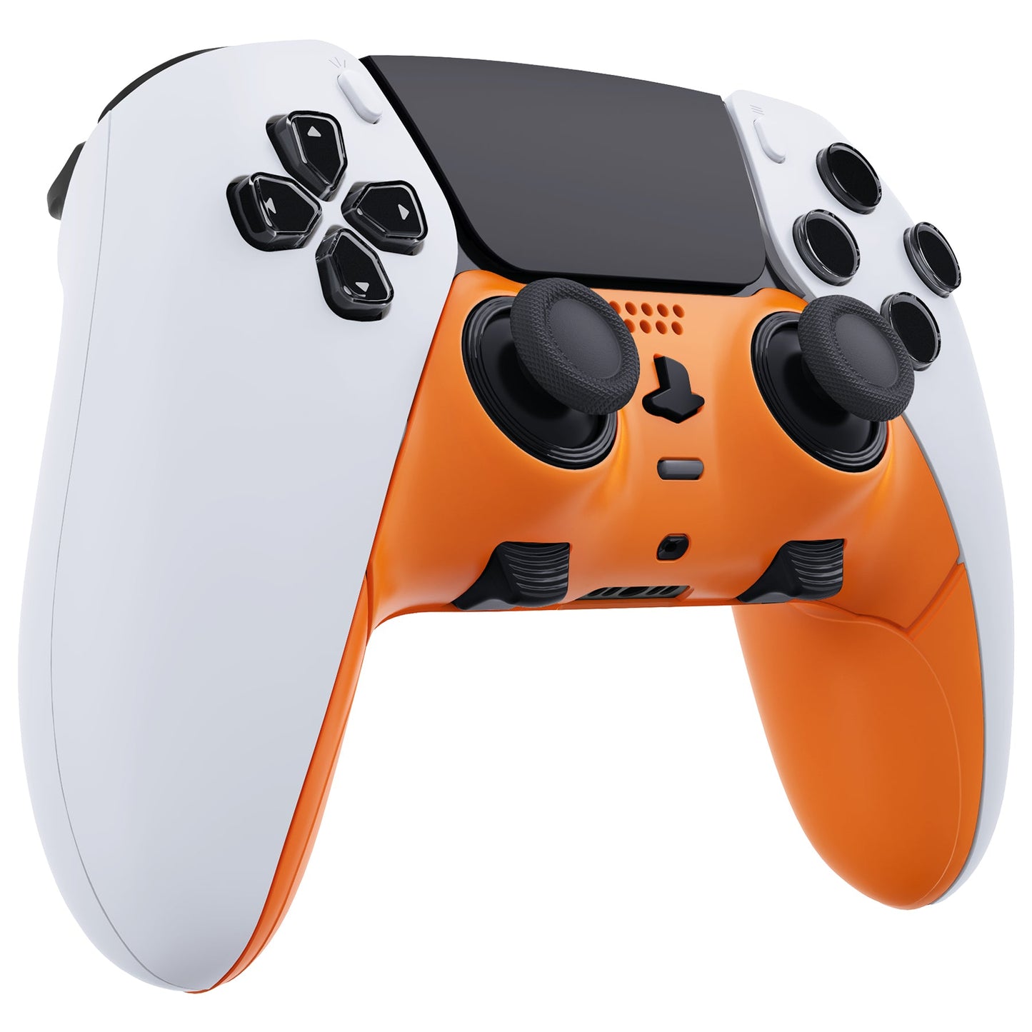 Replacement Top Bottom Decorative Trim Shell Compatible with PS5 Edge Controller - Orange eXtremeRate