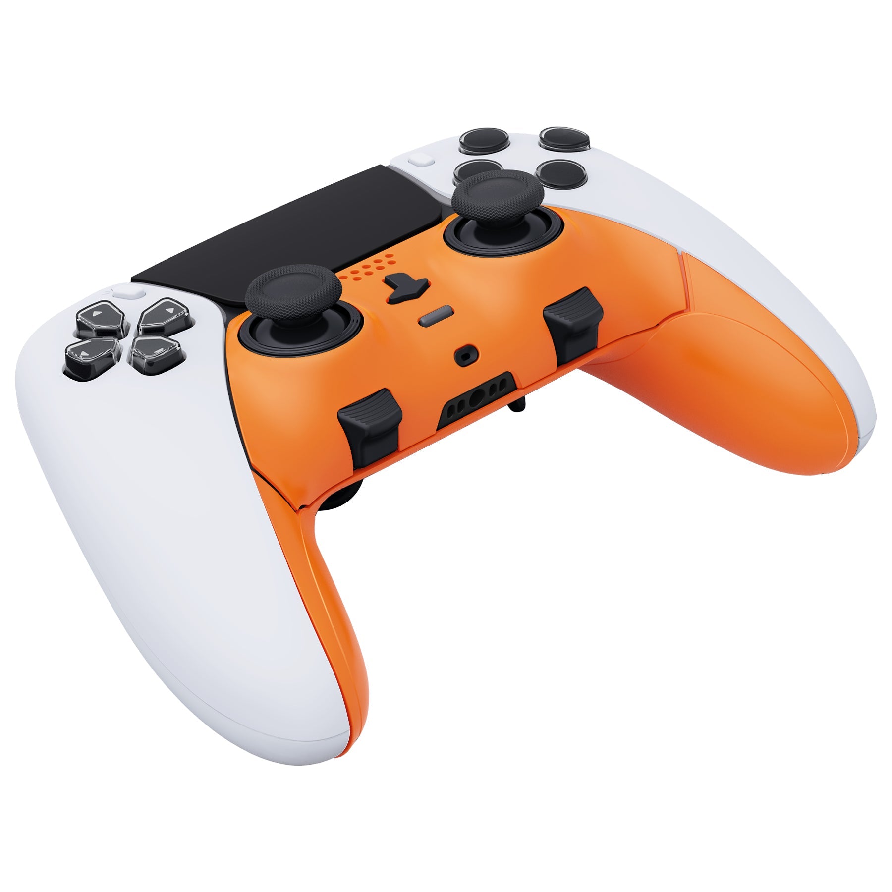 Replacement Top Bottom Decorative Trim Shell Compatible with PS5 Edge Controller - Orange eXtremeRate