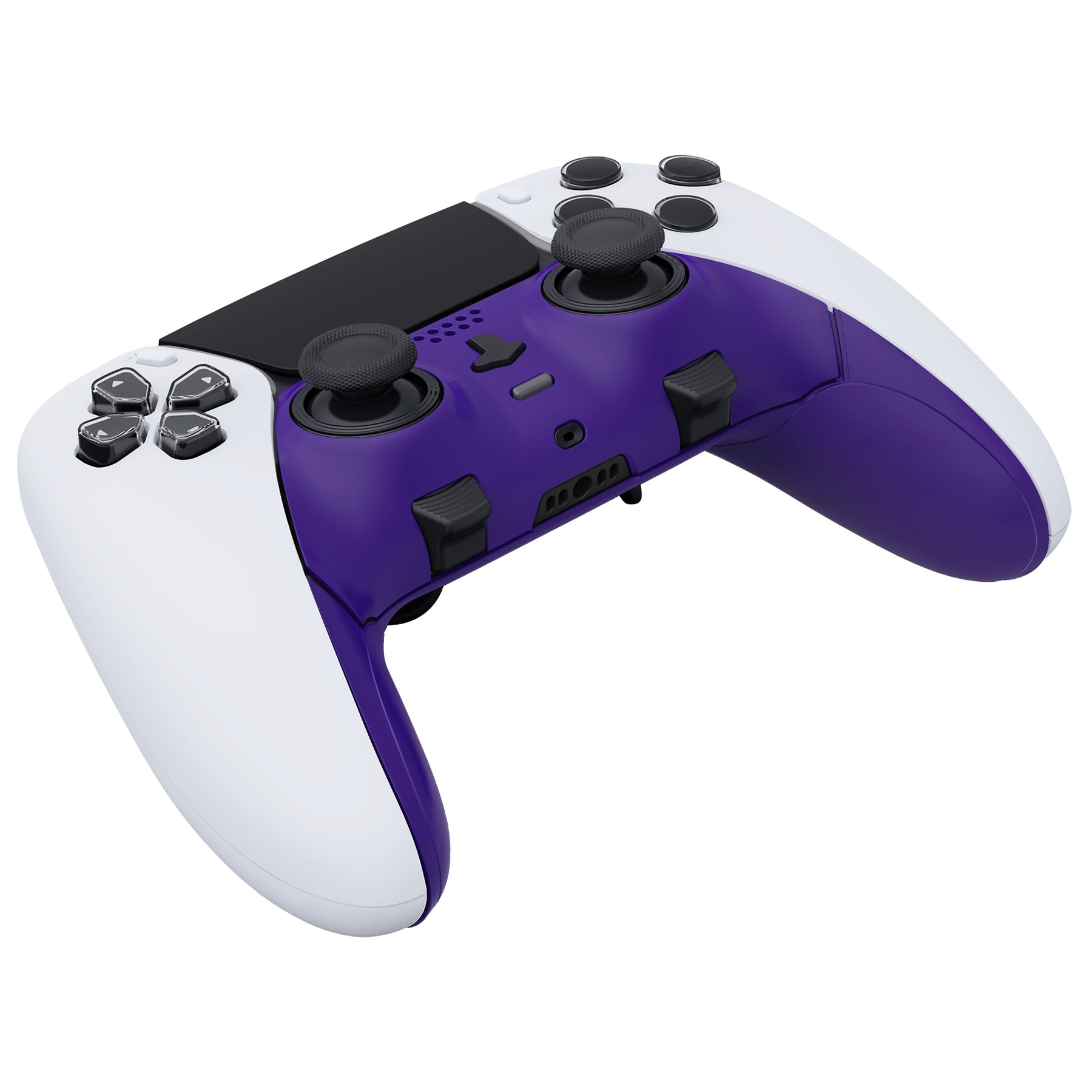 Replacement Top Bottom Decorative Trim Shell Compatible with PS5 Edge Controller - Purple eXtremeRate