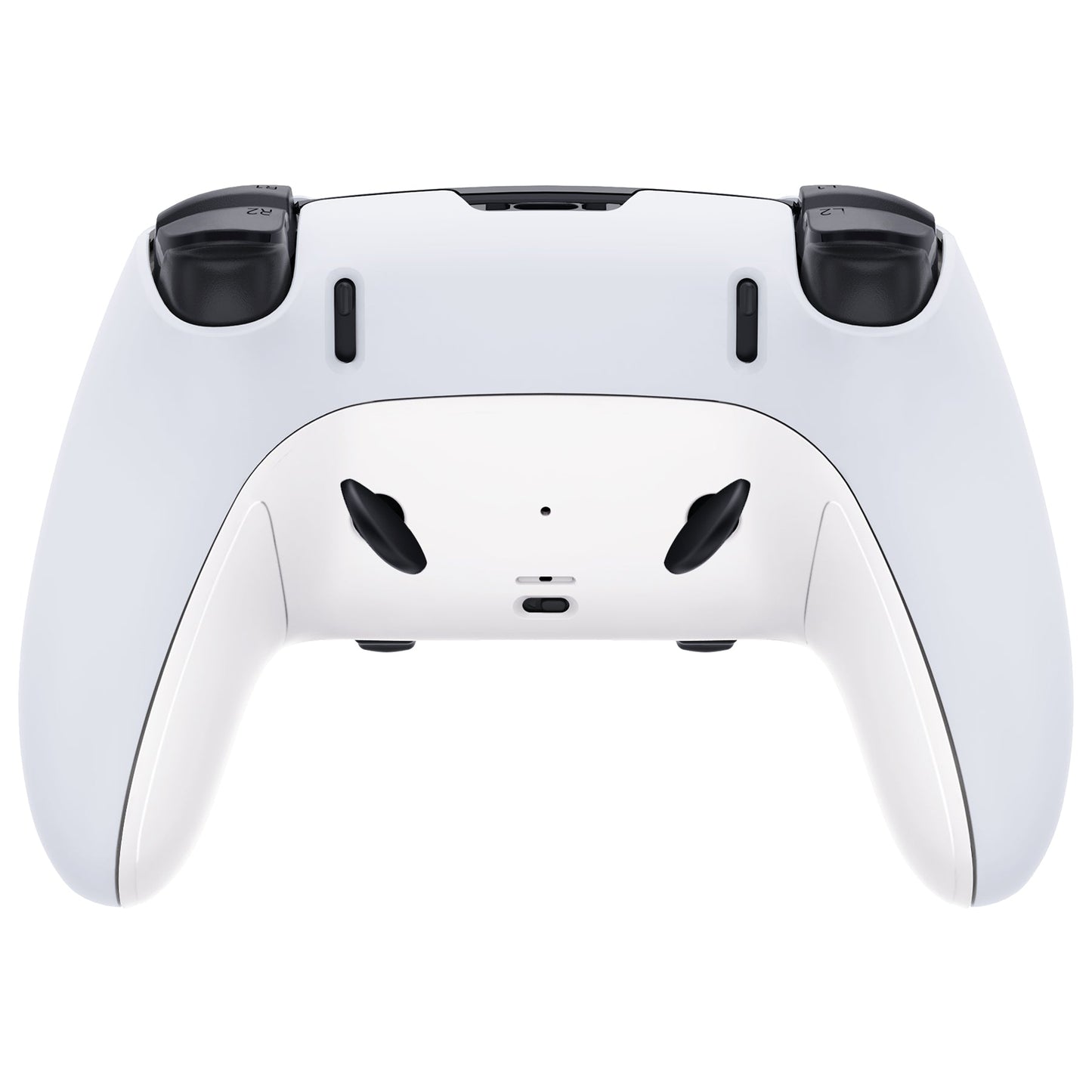 Replacement Top Bottom Decorative Trim Shell Compatible with PS5 Edge Controller - White eXtremeRate