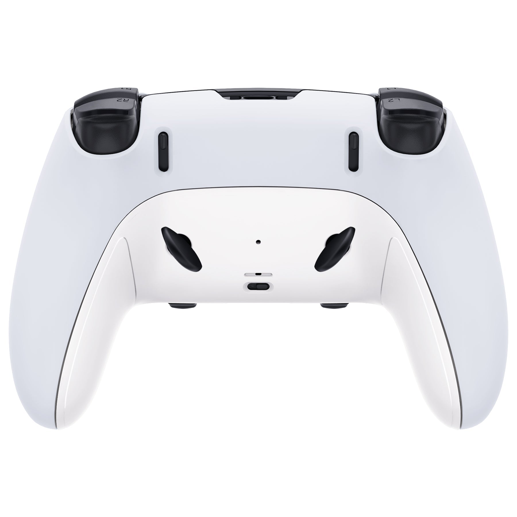 Replacement Top Bottom Decorative Trim Shell Compatible with PS5 Edge Controller - White eXtremeRate