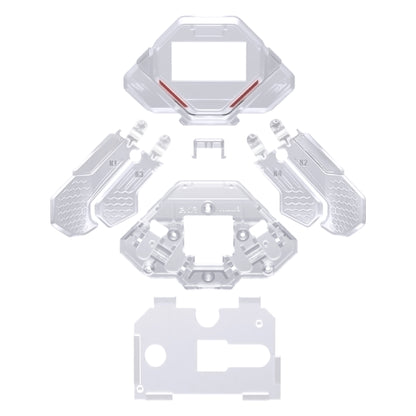 eXtremeRate SPARK バックパドル用 K1 K2 K3 K4 交換用バックパドル、PS5コントローラー対応【クリア】
