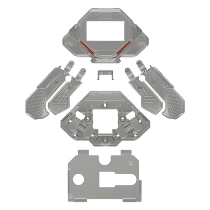 eXtremeRate SPARK バックパドル用 K1 K2 K3 K4 交換用バックパドル、PS5コントローラー対応【クリアブラック】