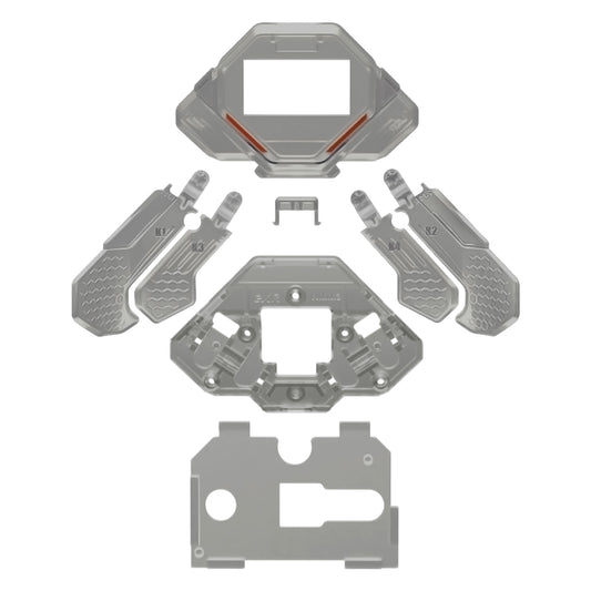 eXtremeRate SPARK バックパドル用 K1 K2 K3 K4 交換用バックパドル、PS5コントローラー対応【クリアブラック】