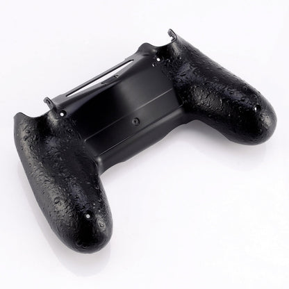 eXtremeRate Retail Textured Black Non-slip Back Housing Cover for ps4 Slim Pro Controller JDM-040 JDM-050 JDM-055 - SP4BR01