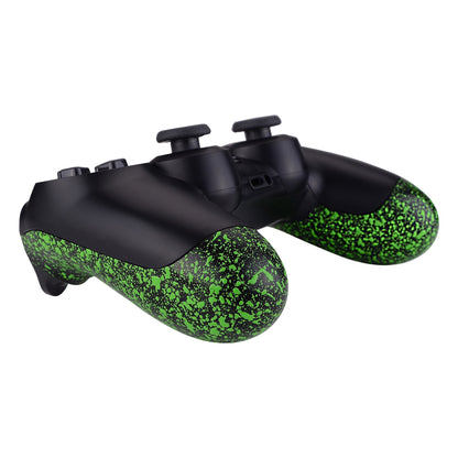 eXtremeRate Retail Textured Green Comfortable Non-slip Back Shell for ps4 Slim Pro Game Controller JDM-040 JDM-050 JDM-055 - SP4BR05