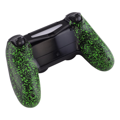 eXtremeRate Retail Textured Green Comfortable Non-slip Back Shell for ps4 Slim Pro Game Controller JDM-040 JDM-050 JDM-055 - SP4BR05