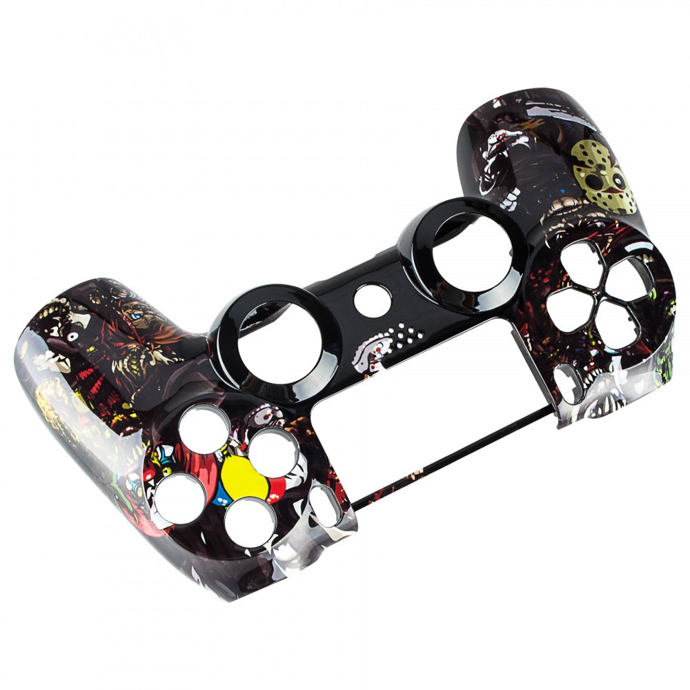 eXtremeRate Retail Scary Party Bomb Front Housing Shell Faceplate for ps4 Slim ps4 Pro Controller (CUH-ZCT2 JDM-040 JDM-050 JDM-055) - SP4FT03