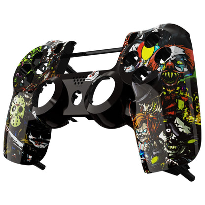 eXtremeRate Retail Scary Party Bomb Front Housing Shell Faceplate for ps4 Slim ps4 Pro Controller (CUH-ZCT2 JDM-040 JDM-050 JDM-055) - SP4FT03