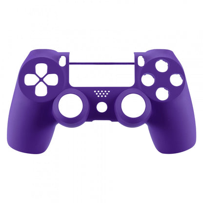 eXtremeRate Retail Soft Touch Grip Purple Front Housing Shell Faceplate for ps4 Slim ps4 Pro Controller (CUH-ZCT2 JDM-040 JDM-050 JDM-055) - SP4FX05