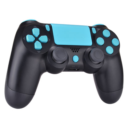 eXtremeRate Retail Replacement D-pad R1 L1 R2 L2 Triggers Touchpad Action Home Share Options Buttons, Heaven Blue Full Set Buttons Repair Kits with Tool for ps4 Slim ps4 Pro CUH-ZCT2 Controller - SP4J0410