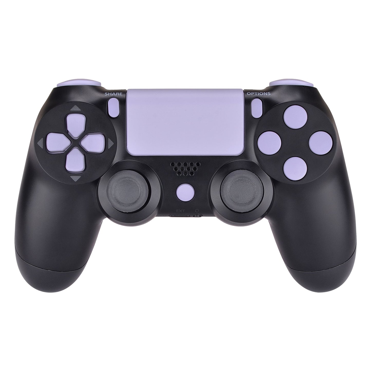 eXtremeRate Retail Replacement D-pad R1 L1 R2 L2 Triggers Touchpad Action Home Share Options Buttons, Light Violet Full Set Buttons Repair Kits with Tool for ps4 Slim ps4 Pro CUH-ZCT2 Controller - SP4J0412