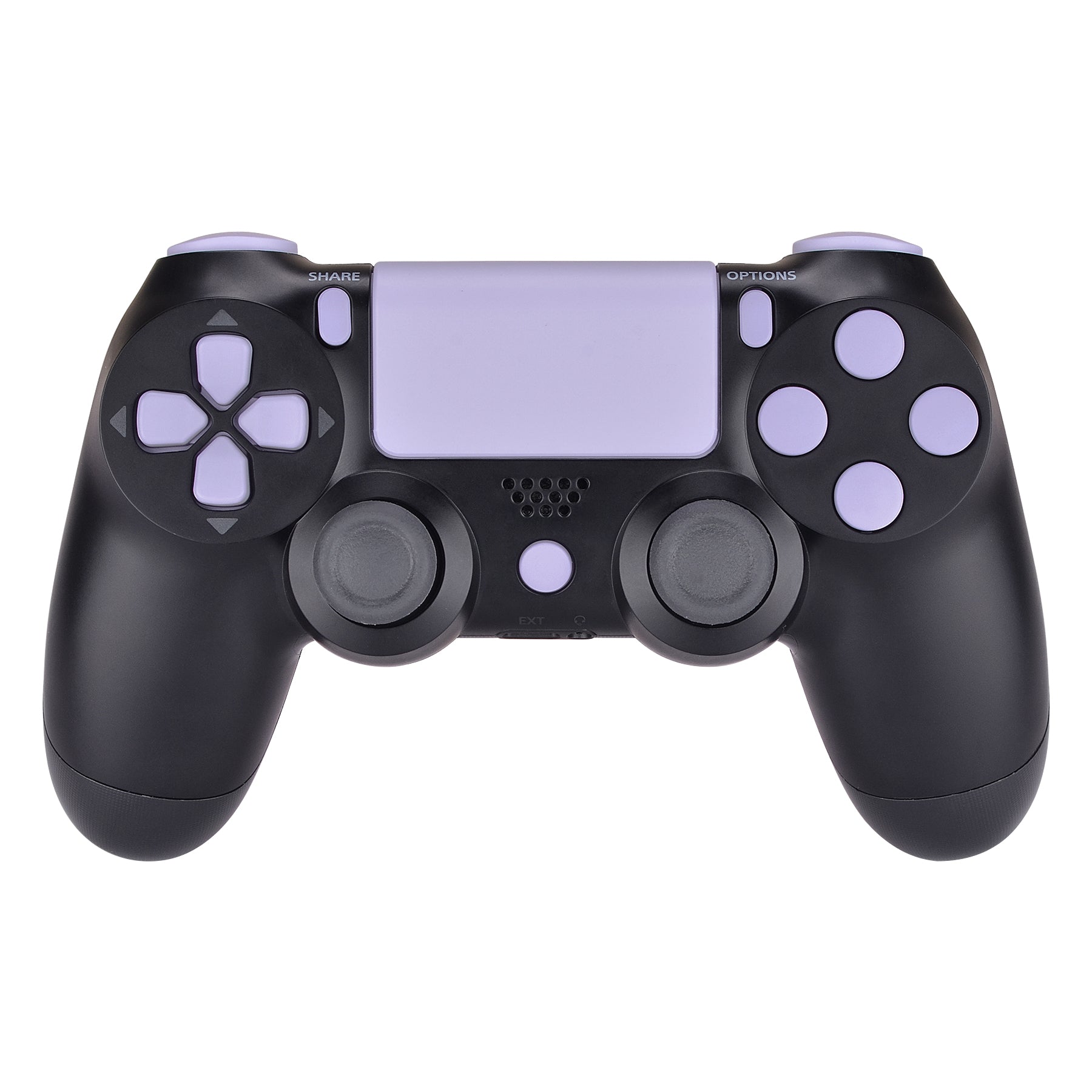 eXtremeRate Retail Replacement D-pad R1 L1 R2 L2 Triggers Touchpad Action Home Share Options Buttons, Light Violet Full Set Buttons Repair Kits with Tool for ps4 Slim ps4 Pro CUH-ZCT2 Controller - SP4J0412