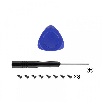 eXtremeRate Retail Chrome Blue Replacement D-pad R1 L1 R2 L2 Triggers Touchpad Action Home Share Options Buttons, Full Set Buttons Repair Kits with Tool for ps4 Slim ps4 Pro CUH-ZCT2 Controller - SP4J0416