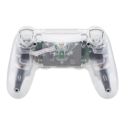 Clear Replacement Full Set Houaing Shell Facaplate Buttons for ps4 Slim ps4 Pro Controller (CUH-ZCT2 JDM-040 JDM-050 JDM-055) - SP4QM02 eXtremeRate