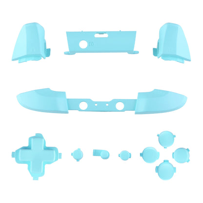 eXtremeRate Retail LB RB LT RT Bumpers Triggers D-Pad ABXY Start Back Sync Buttons, Heaven Blue Full Set Buttons Repair Kits with Tools for Xbox One S & Xbox One X Controller (Model 1708) - SXOJ0218