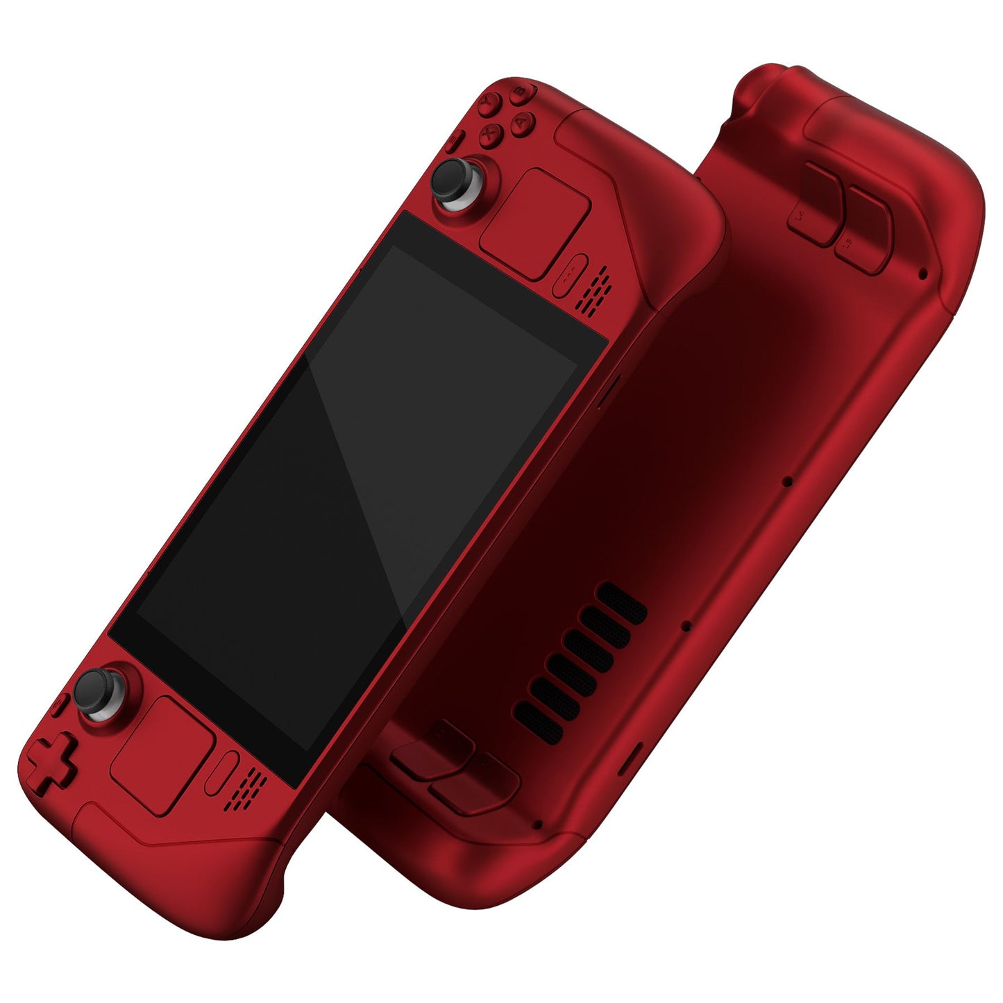 eXtremeRate Retail Scarlet Red Custom Full Set Shell with Buttons for Steam Deck Console