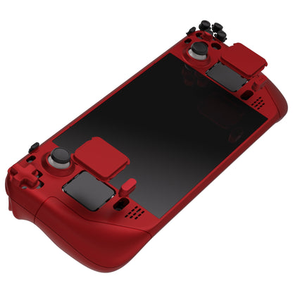 eXtremeRate Retail Scarlet Red Custom Full Set Shell with Buttons for Steam Deck Console