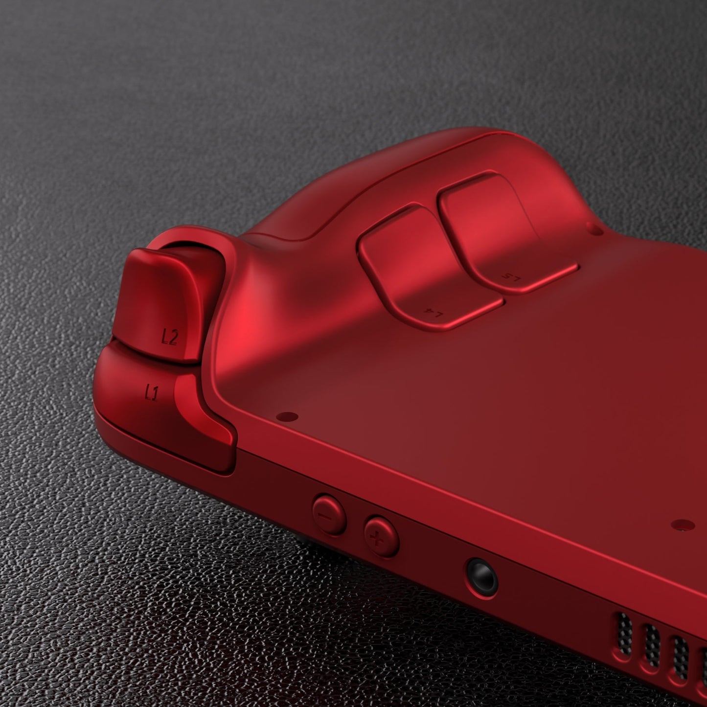 eXtremeRate Retail Scarlet Red Custom Full Set Shell with Buttons for Steam Deck Console