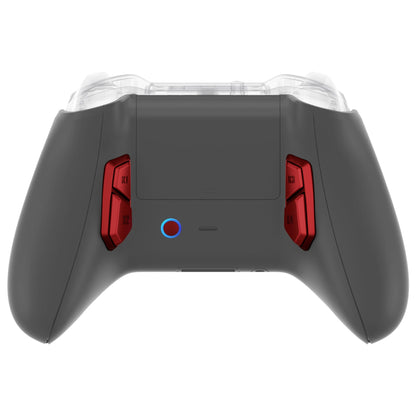 eXtremeRate Retail Redesigned K1 K2 K3 K4 Back Buttons For eXtremerate VICTOR S/X Remap Kit, Compatible With Xbox One S/X & Xbox Series X/S Controller - Scarlet Red