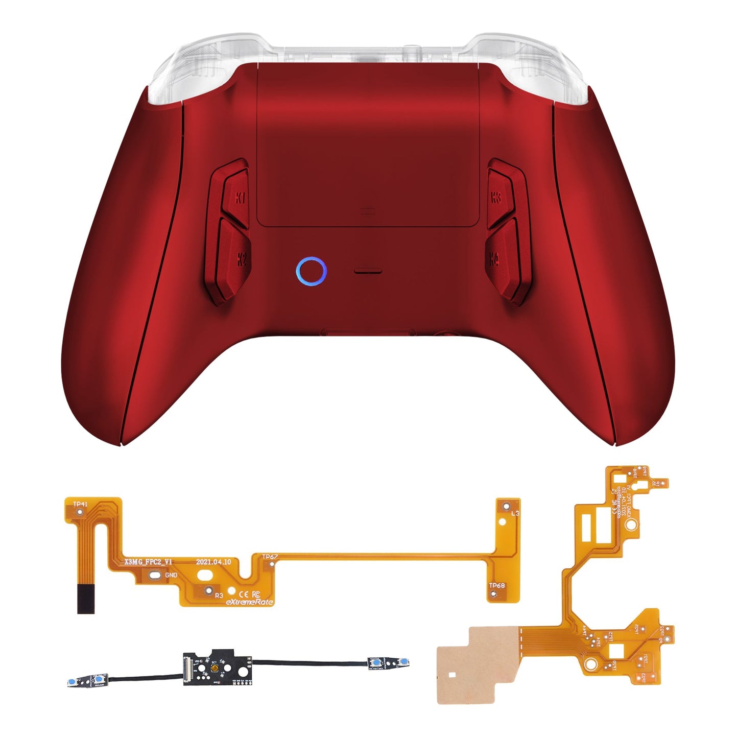 eXtremeRate Retail VICTOR X Remap Kit for Xbox Series X/S Controller - Scarlet Red