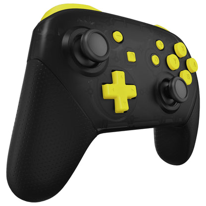 eXtremeRate Retail Replacement Full Set Buttons For Nintendo Switch Pro Controller - Sunflower Yellow - KRP359