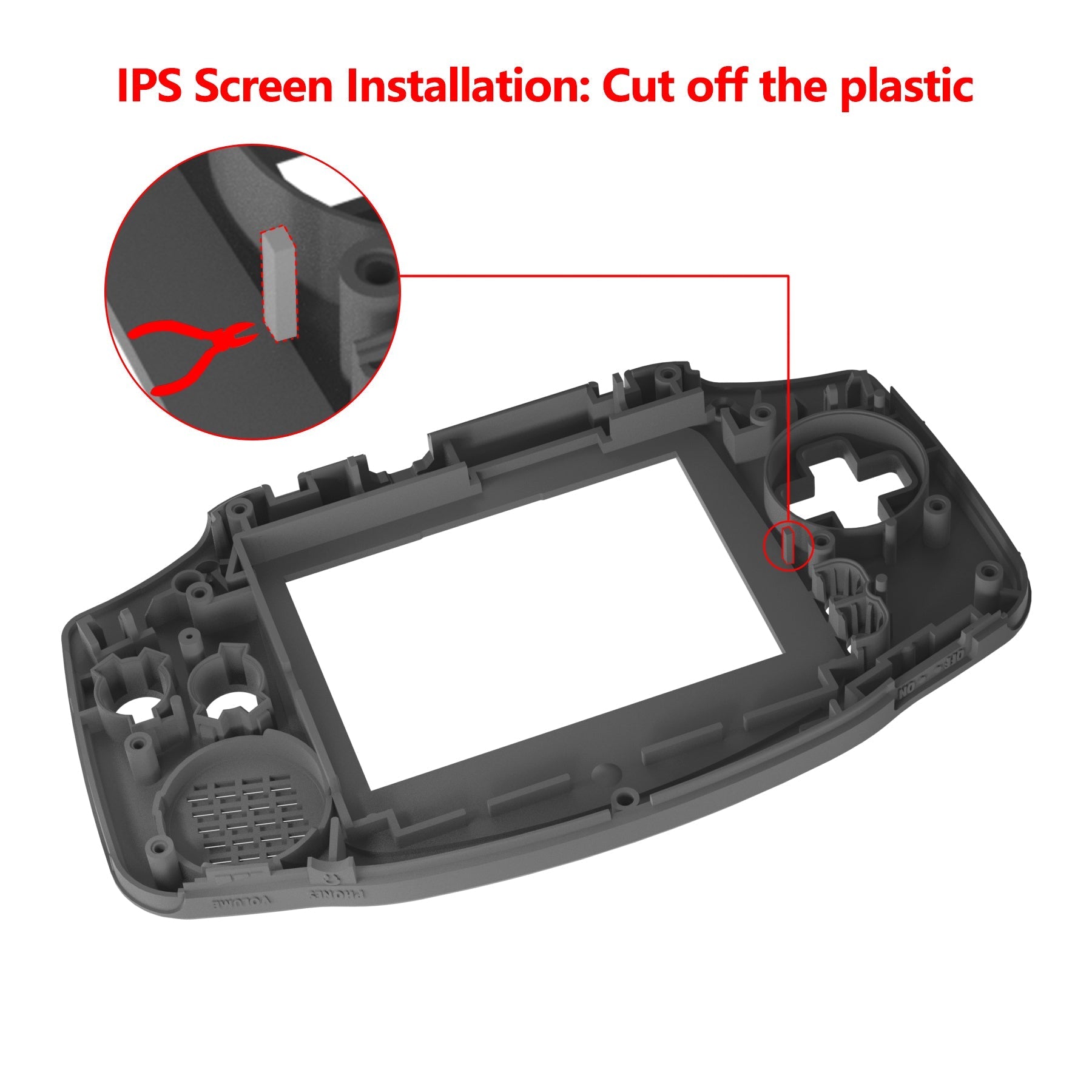 eXtremeRate Retail IPS Ready Upgraded White Soft Touch GBA Replacement Shell Full Housing Cover with Buttons for Gameboy Advance - Compatible with Both IPS & Standard LCD - Console & IPS Screen NOT Included - TAGP3008