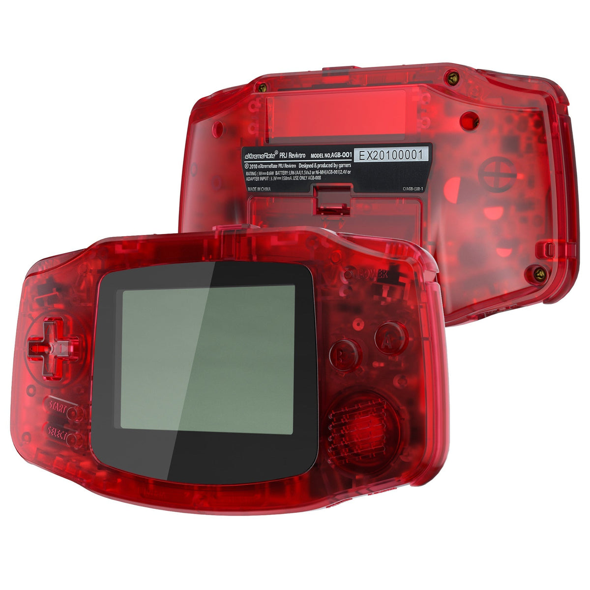 eXtremeRate IPS対応アップグレード版ゲームボーイアドバンス（GBA）用 