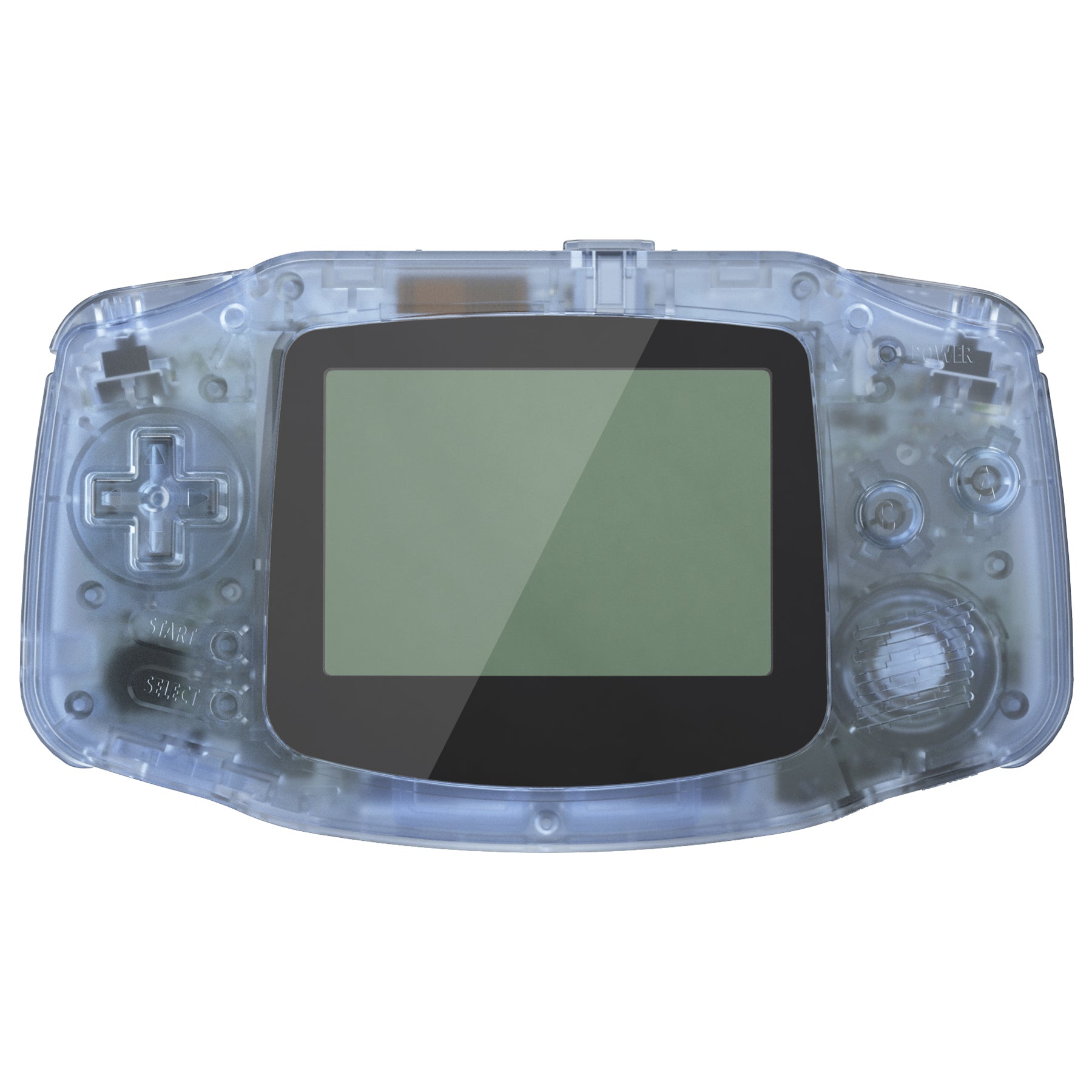 eXtremeRate Retail IPS Ready Upgraded eXtremeRate Glacier Blue Replacement Shell Full Housing Cover & Black Screen Lens for Gameboy Advance ¨C Compatible with Both IPS & Standard LCD ¨C Console & IPS Screen NOT Included - TAGM5006B