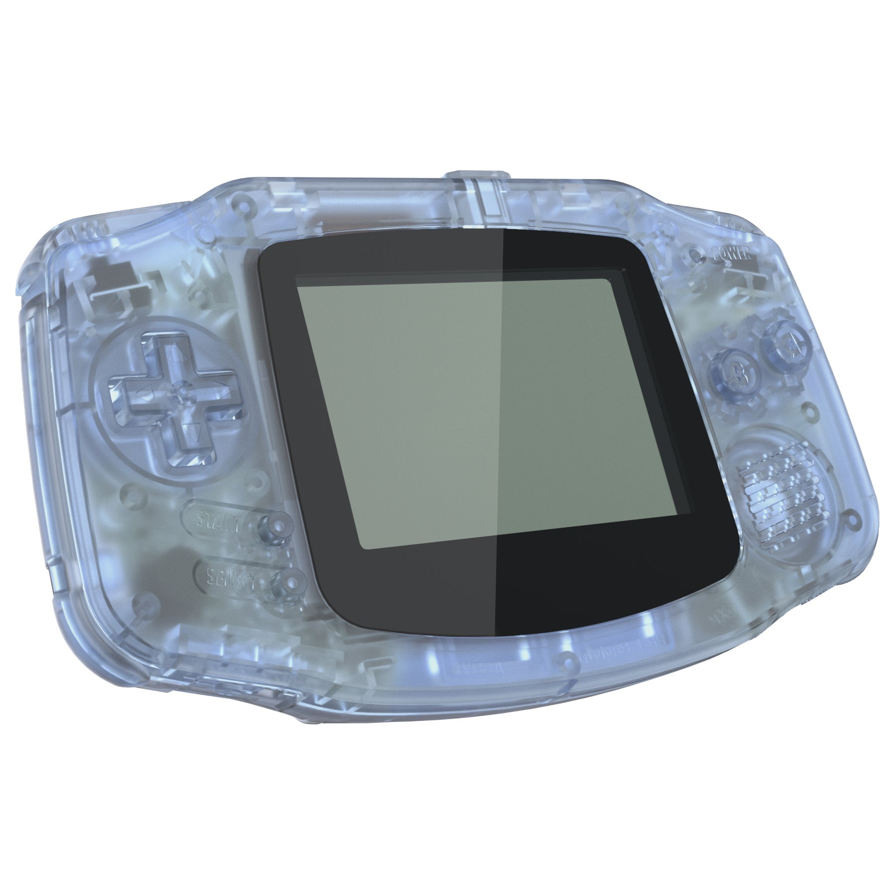 eXtremeRate Retail IPS Ready Upgraded eXtremeRate Glacier Blue Replacement Shell Full Housing Cover & Black Screen Lens for Gameboy Advance ¨C Compatible with Both IPS & Standard LCD ¨C Console & IPS Screen NOT Included - TAGM5006B