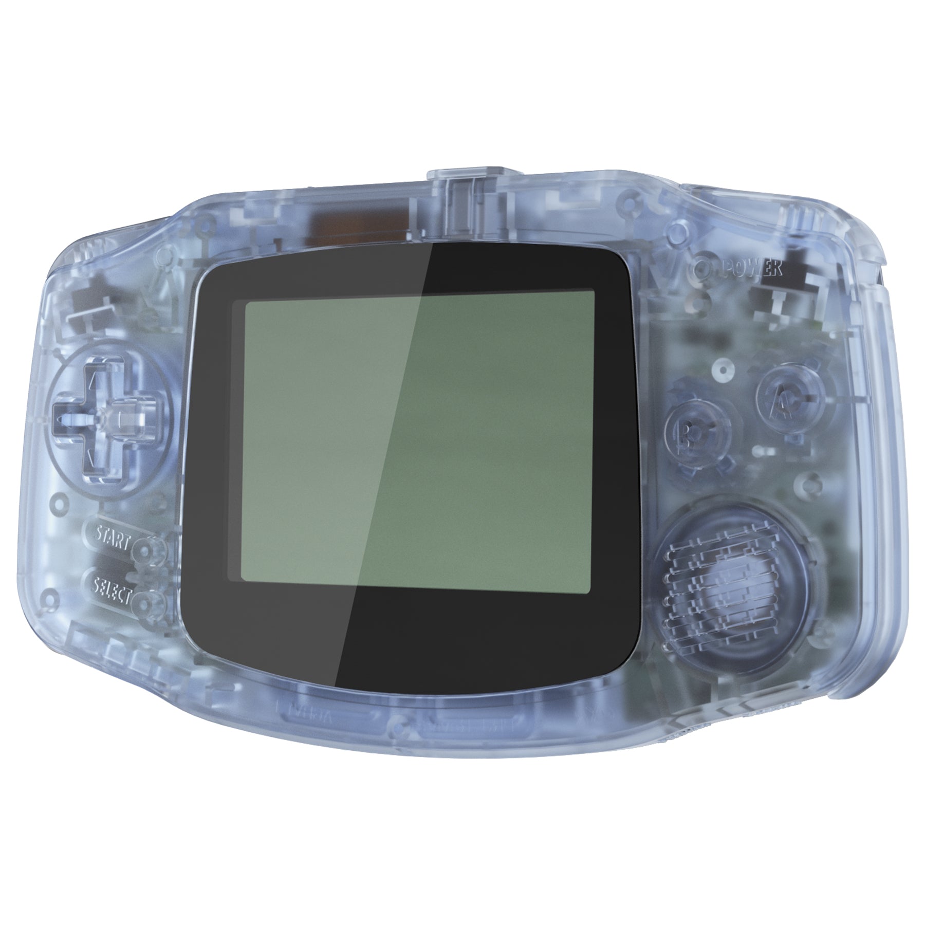 eXtremeRate Retail IPS Ready Upgraded eXtremeRate Glacier Blue Replacement Shell Full Housing Cover & Black Screen Lens for Gameboy Advance ¨C Compatible with Both IPS & Standard LCD ¨C Console & IPS Screen NOT Included - TAGM5006B