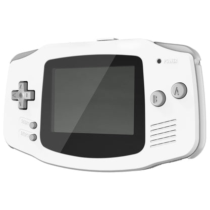 eXtremeRate Retail IPS Ready Upgraded White Soft Touch GBA Replacement Shell Full Housing Cover with Buttons for Gameboy Advance - Compatible with Both IPS & Standard LCD - Console & IPS Screen NOT Included - TAGP3008