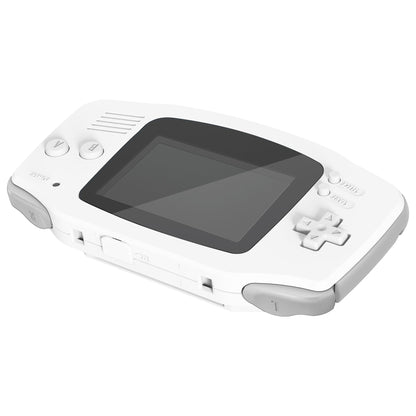eXtremeRate Retail IPS Ready Upgraded White Soft Touch GBA Replacement Shell Full Housing Cover with Buttons for Gameboy Advance - Compatible with Both IPS & Standard LCD - Console & IPS Screen NOT Included - TAGP3008