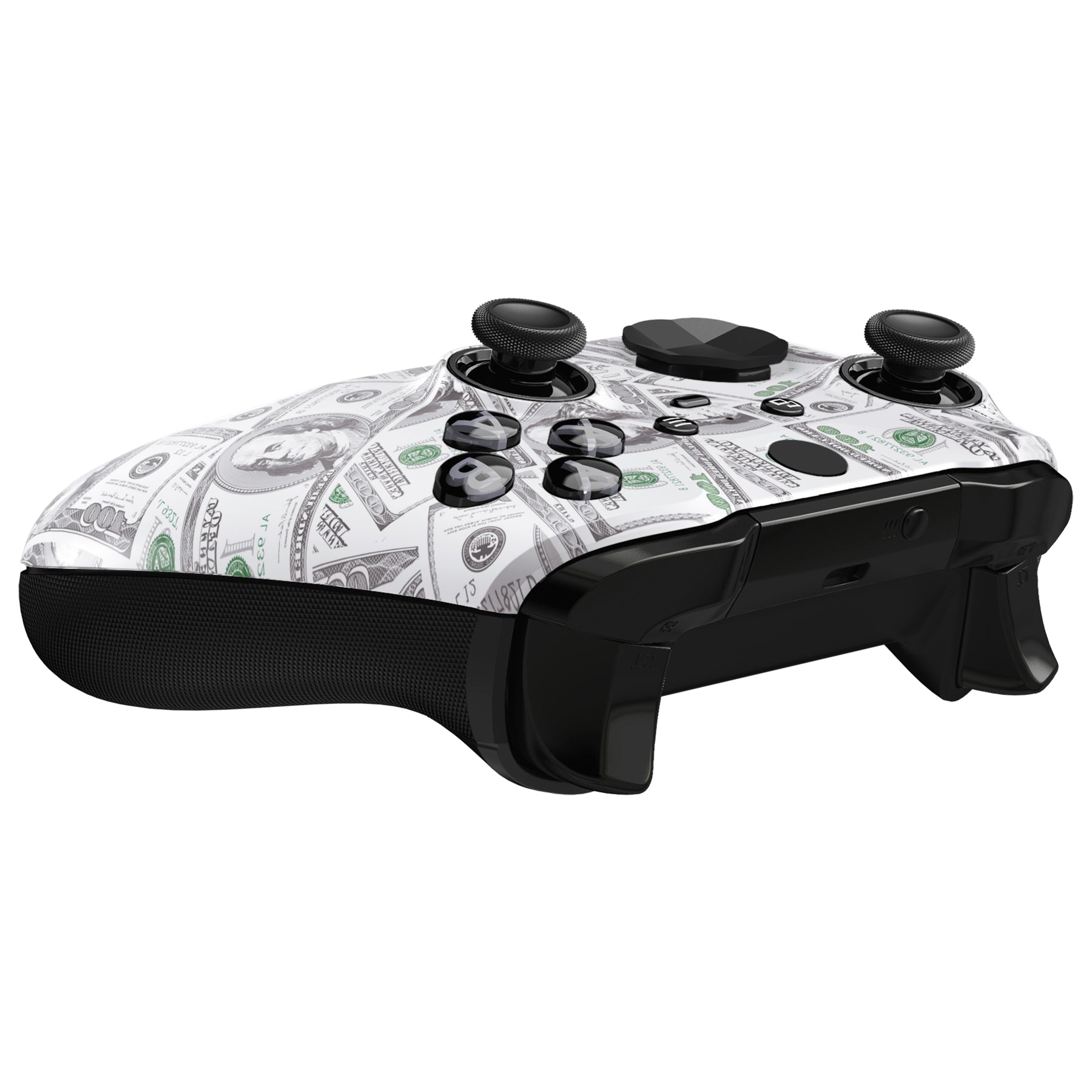 eXtremeRate Retail Replacement Front Housing Shell for Xbox One Elite Series 2 Controller - The $100 Cash Money - ELS210