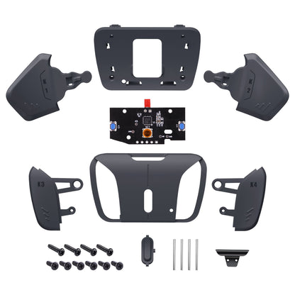 eXtremeRate Retail Turn RISE to RISE4 Kit ¨C Redesigned Classic Gray K1 K2 K3 K4 Back Buttons Housing & Remap PCB Board for PS5 Controller eXtremeRate RISE & RISE4 Remap kit - Controller & Other RISE Accessories NOT Included - VPFM5009P