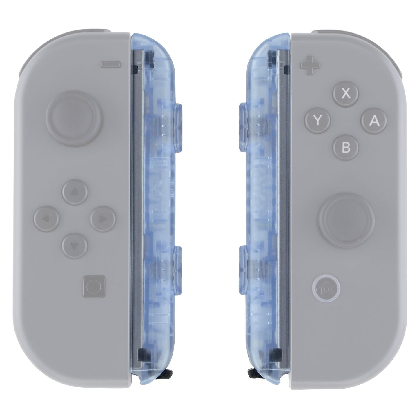 eXtremeRate Retail Glacier Blue Replacement shell for Nintendo Switch Joycon Strap, Custom Joy-Con Wrist Strap Housing Buttons for Nintendo Switch - 2 Pack - UEM506