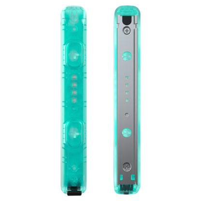 eXtremeRate Retail Emerald Green Replacement shell for NS Switch Joycon Strap, Custom Joy-Con Wrist Strap Housing Buttons for NS Switch - 2 Pack - UEM508