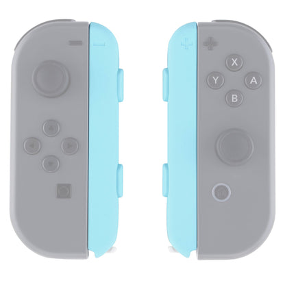 eXtremeRate Retail Heaven Blue Touch Replacement shell for Nintendo Switch Joycon Strap, Custom Joy-Con Wrist Strap Housing Buttons for Nintendo Switch - 2 Pack - UEP307