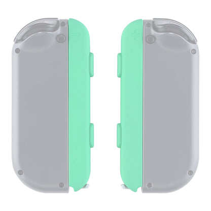 eXtremeRate Retail Mint Green Touch Replacement shell for Nintendo Switch Joycon Strap, Custom Joy-Con Wrist Strap Housing Buttons for Nintendo Switch - 2 Pack - UEP308