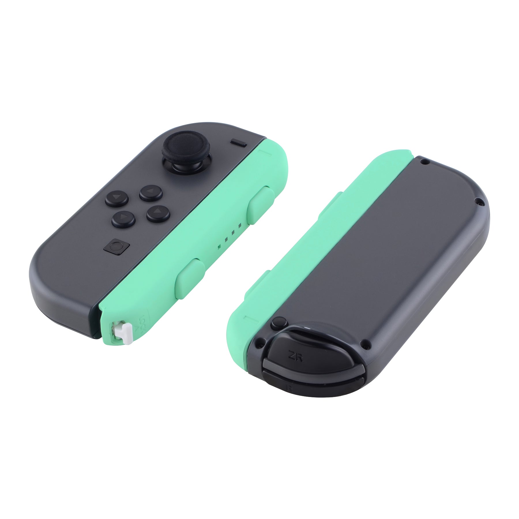 eXtremeRate Retail Mint Green Touch Replacement shell for Nintendo Switch Joycon Strap, Custom Joy-Con Wrist Strap Housing Buttons for Nintendo Switch - 2 Pack - UEP308