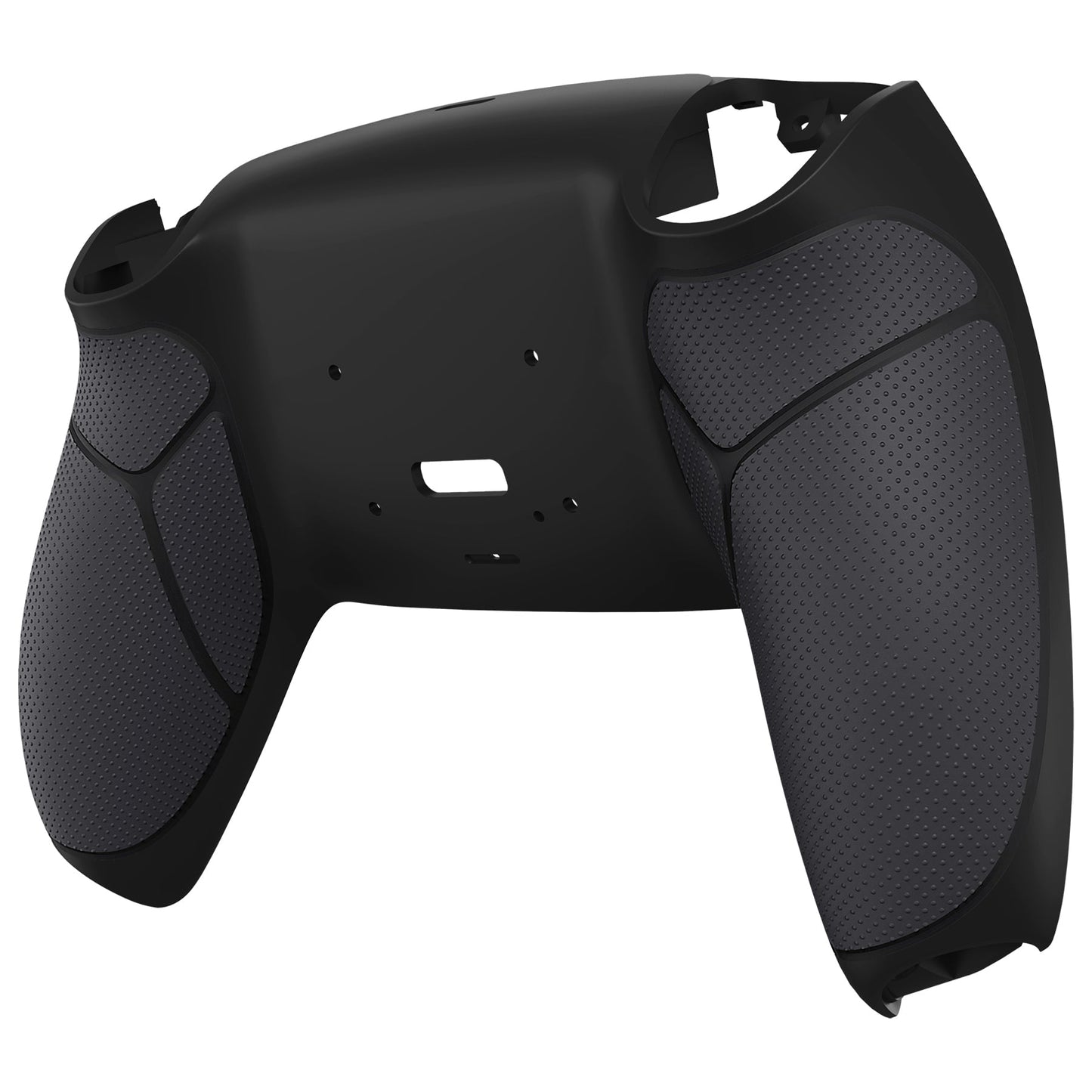 eXtremeRate Retail Black Performance Rubberized Grip Redesigned Back Shell for ps5 Controller eXtremerate RISE Remap Kit - Controller & RISE Remap Board NOT Included - UPFU6001