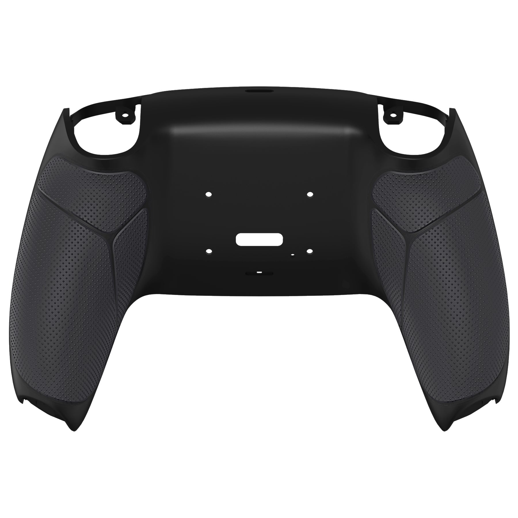 eXtremeRate Retail Black Performance Rubberized Grip Redesigned Back Shell for ps5 Controller eXtremerate RISE Remap Kit - Controller & RISE Remap Board NOT Included - UPFU6001