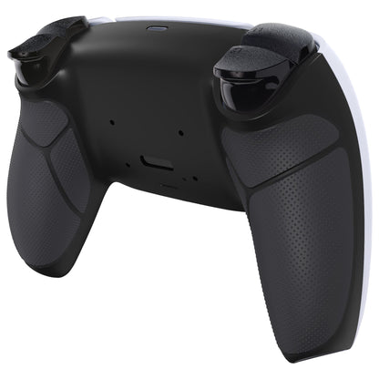 eXtremeRate Retail Black Performance Rubberized Grip Redesigned Back Shell for ps5 Controller eXtremerate RISE Remap Kit - Controller & RISE Remap Board NOT Included - UPFU6001