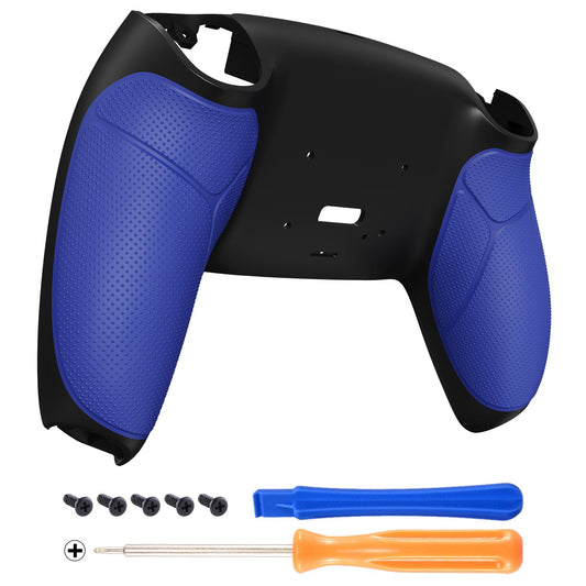 eXtremeRate Retail Blue Performance Rubberized Grip Redesigned Back Shell for PS5 Controller eXtremerate RISE Remap Kit - Controller & RISE Remap Board NOT Included - UPFU6003