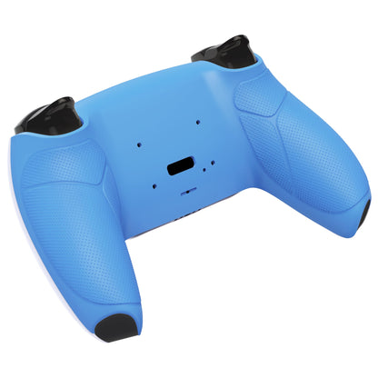 eXtremeRate Retail Starlight Blue Performance Rubberized Grip Redesigned Back Shell for PS5 Controller eXtremerate RISE Remap Kit - Controller & RISE Remap Board NOT Included - UPFU6006